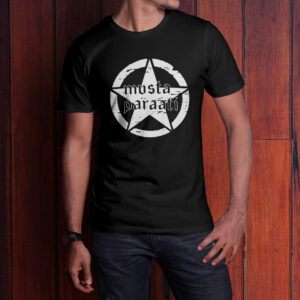 Musta Paraati t-paita 'Tähti' (unisex)